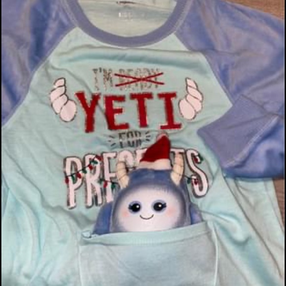 Justice Christmas Pajamas with PLUSH!! - Picture 3 of 4